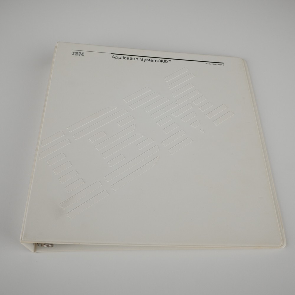 Vintage IBM AS/400 Binder