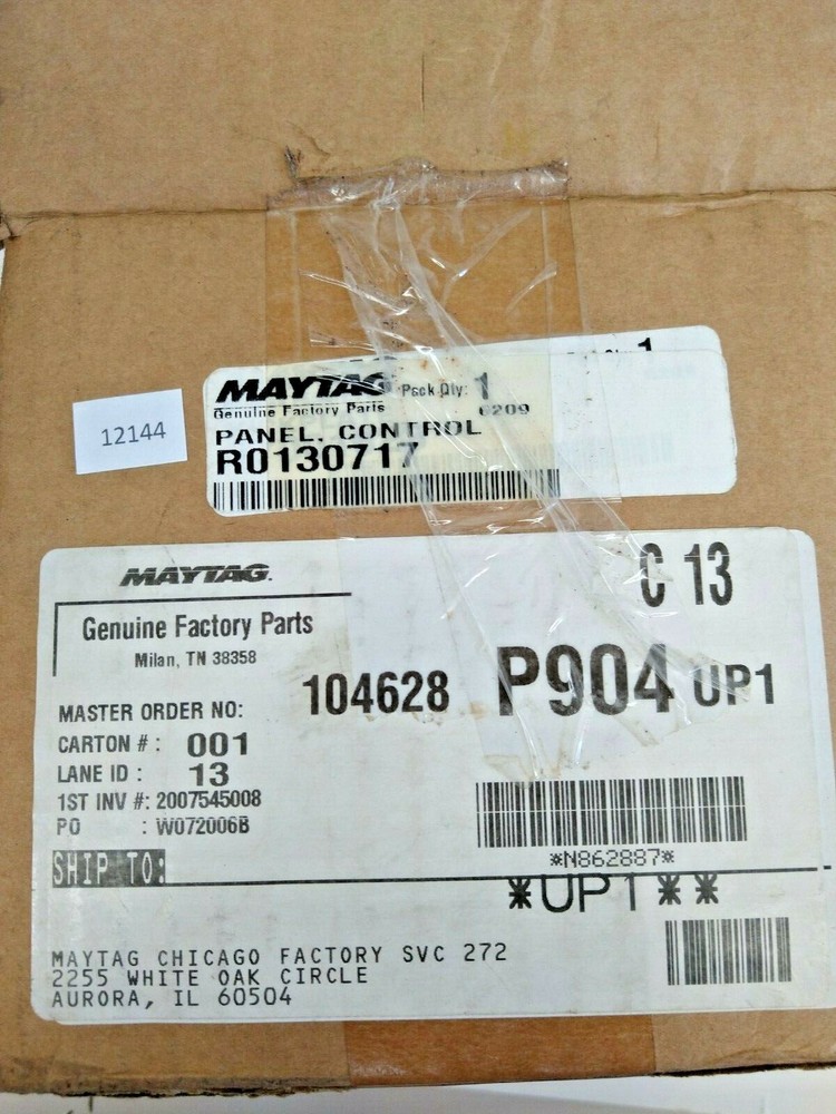 Maytag Air Conditioner Control Panel R0130717