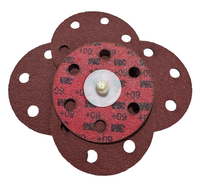 3M 3" Quick Change Sanding Disc 6 Hole 60+ Precision Shaped Ceramic Grain 5 Pack