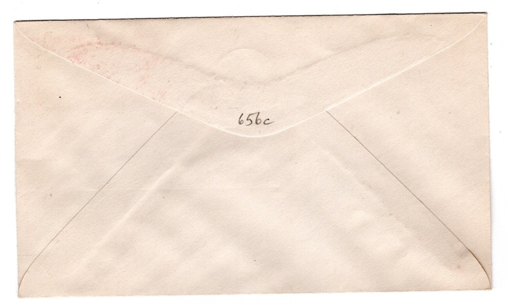 #656 Coil Edison Electric Light 1929 FDC - C.E. Nickles LINE PAIR