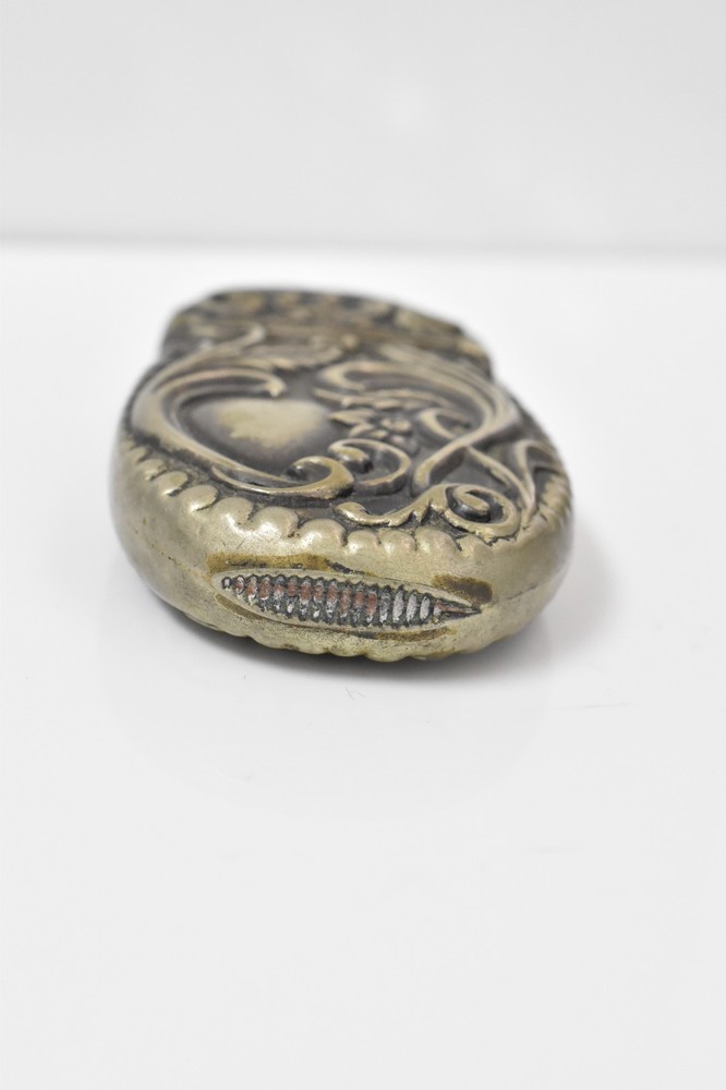 Antique German Silver Match Safe 2.75"