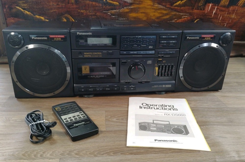 Panasonic RX-DS660 Portable Stereo Component CD System *READ DESCRIPTION*