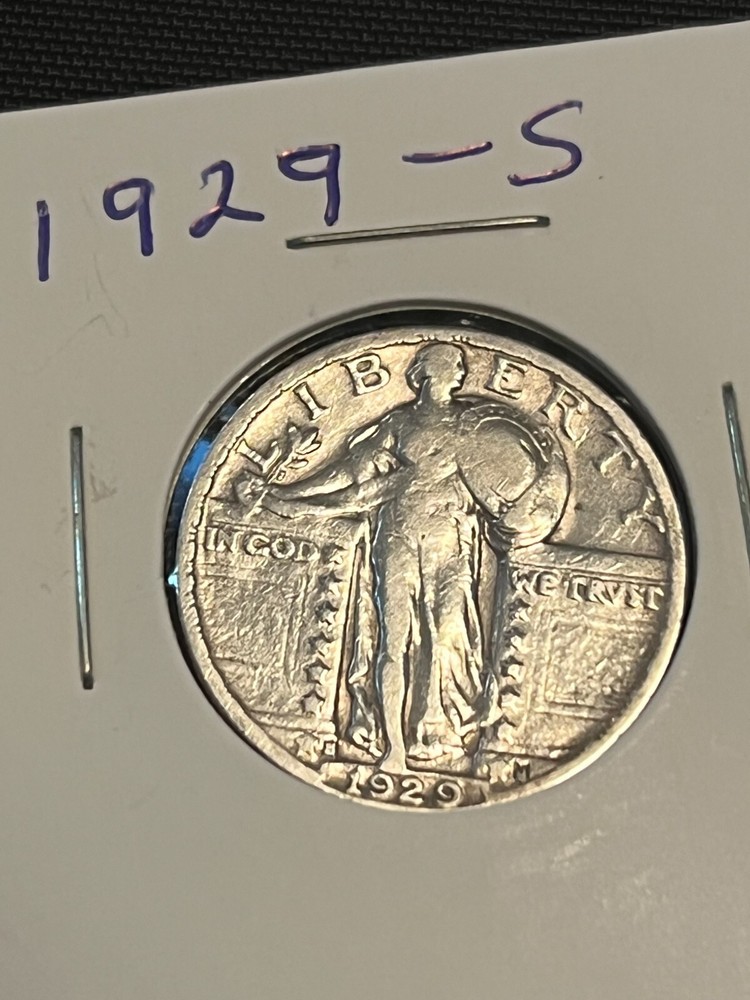 1929 S Standing Liberty Quarter