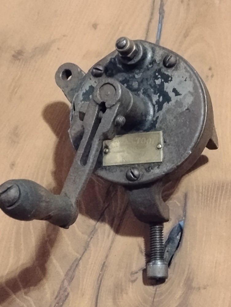 Vintage Atlas Tools Hand Crank Grinder