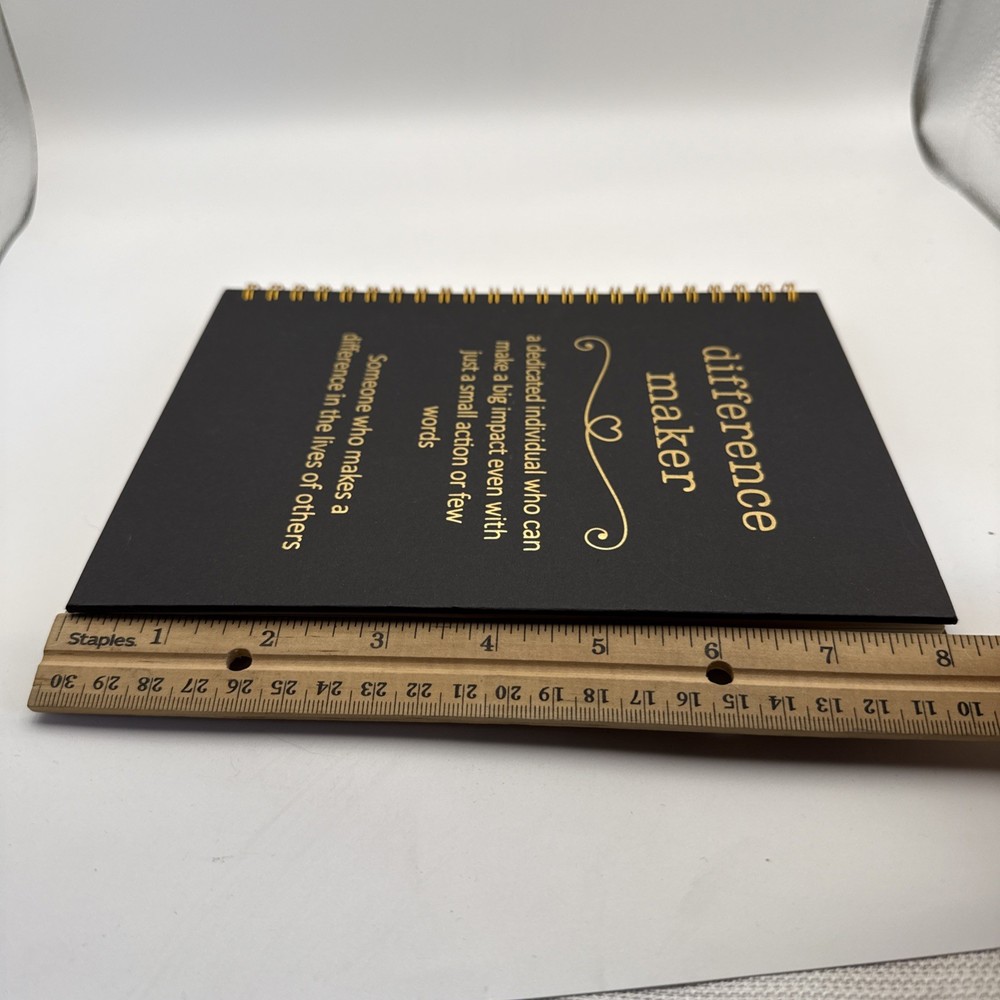Difference Maker Spiral Bound Notebook/Journal/Drawing
