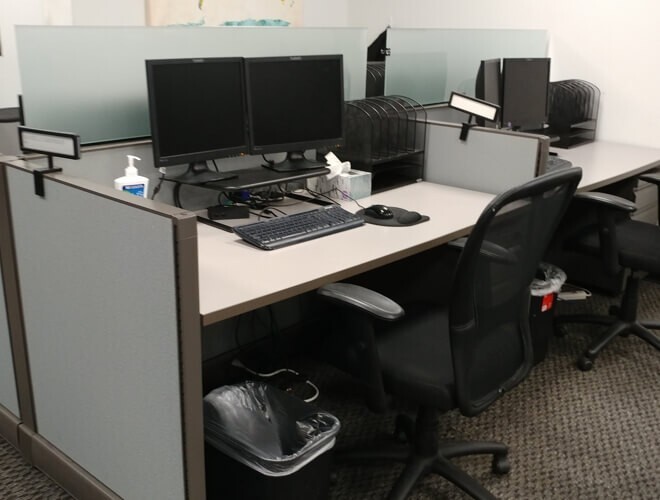 Open Plan O2 60x30 Used Cubicles