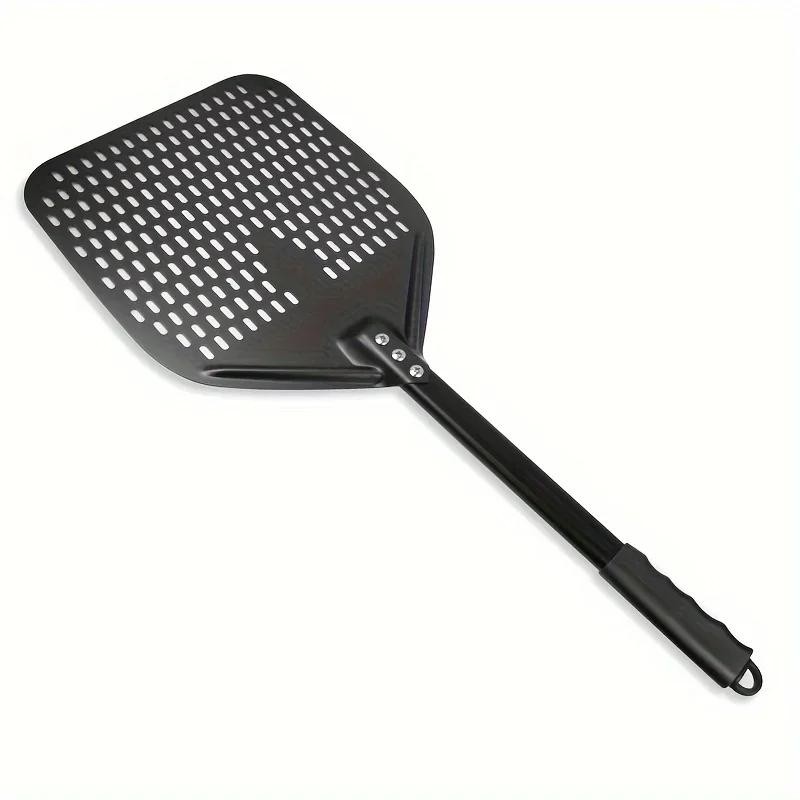 Perforated Aluminum Pizza Peel 30x36cm–rectangular Professional Paddle