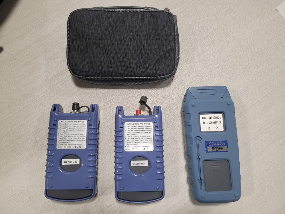 RMT OPTICAL POWER METER & LASER LIGHT SOURCES - WORK GREAT!
