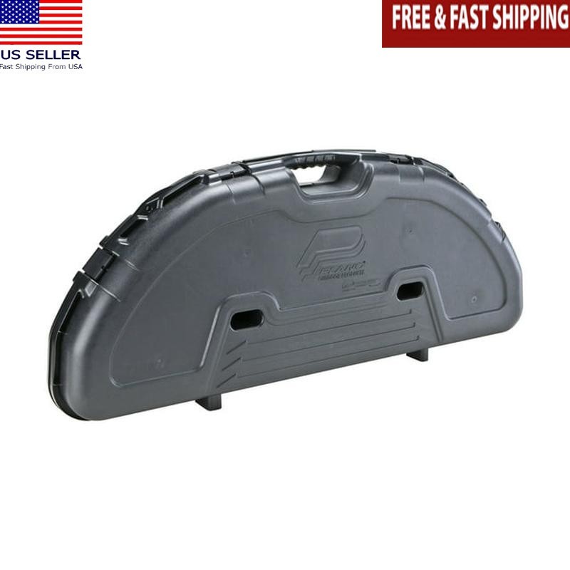 Lockable Compact Bow Case Padded Storage For Compound Bows 5 Arrow Capacity New