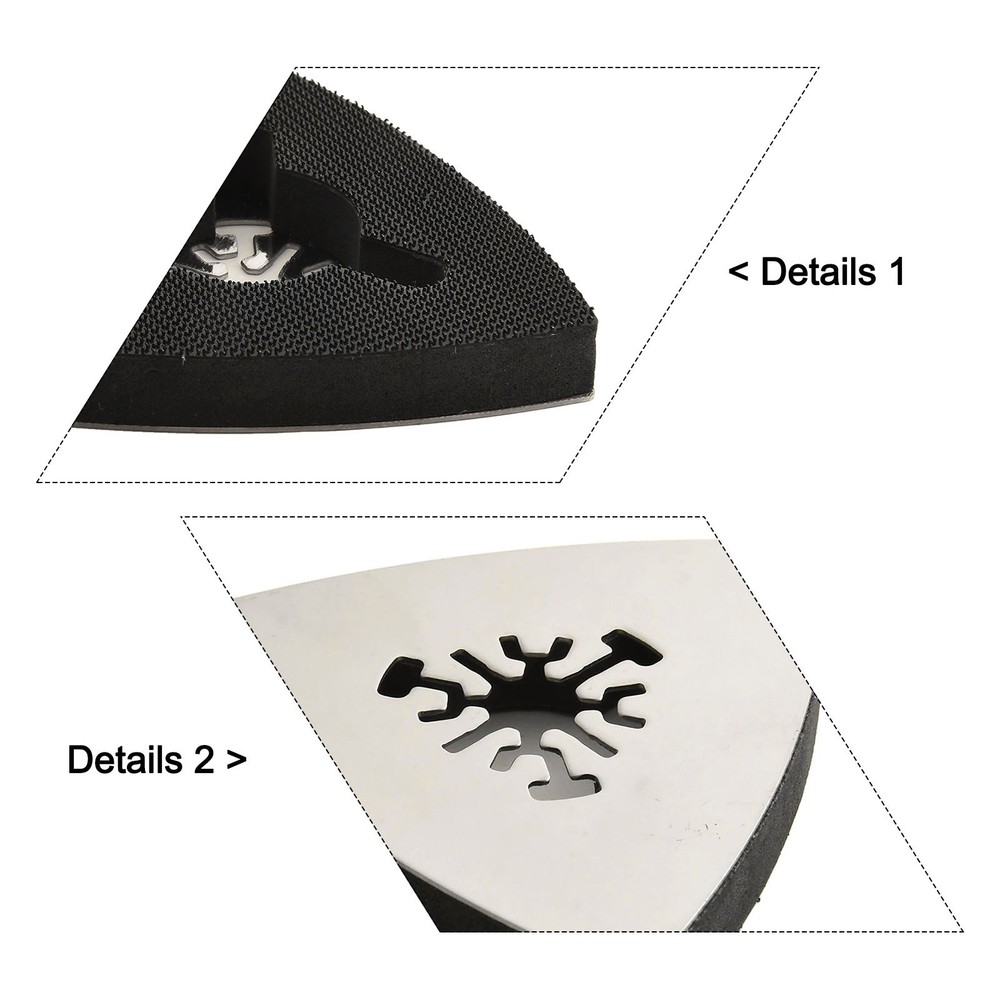 Triangular Oscillating Sanding Pad Fits OlderCraftsman Multi-Tool Machines 80mm