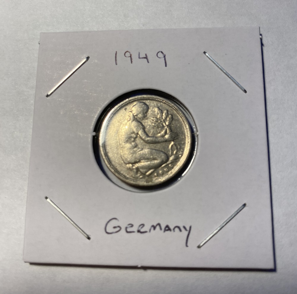 1949 Germany 50 Phenning Coin B4
