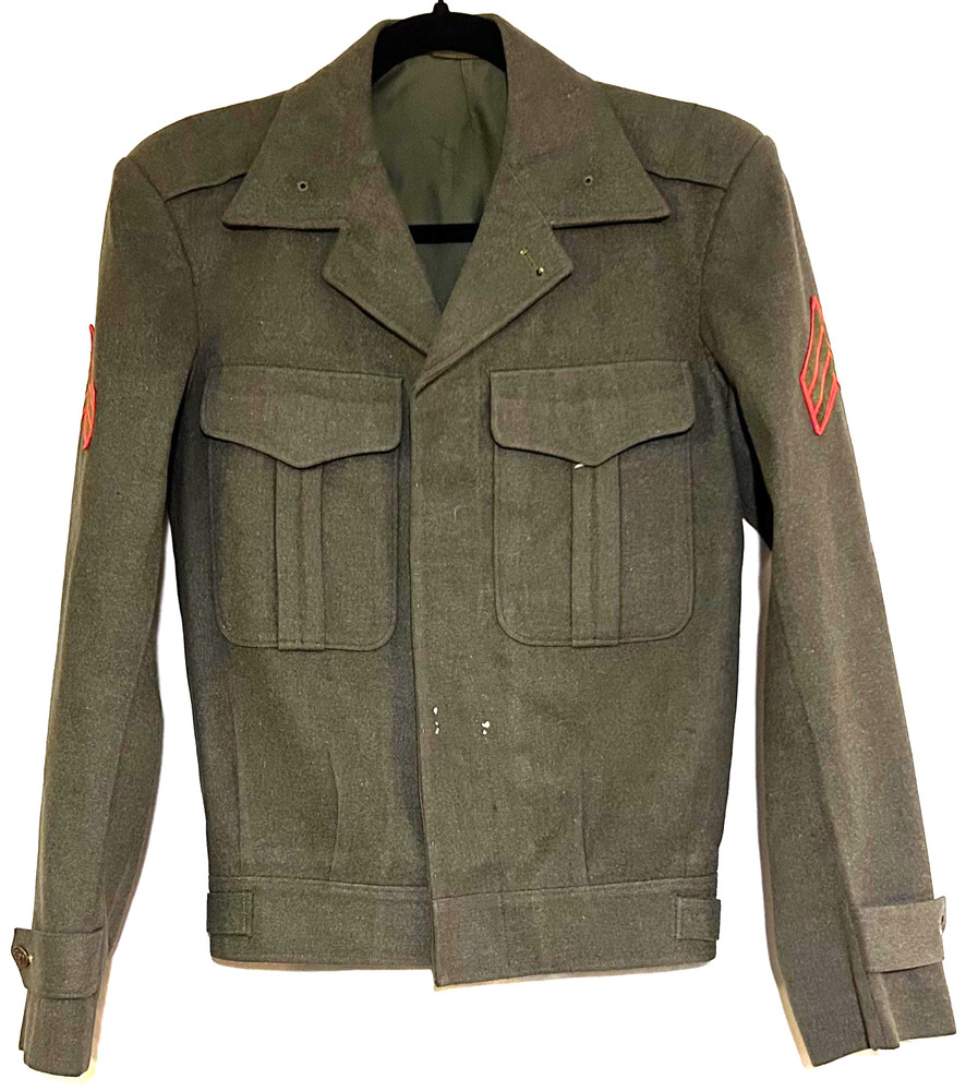 WWII USMC Marine Corps Sergeant Ike Jacket / Uniform