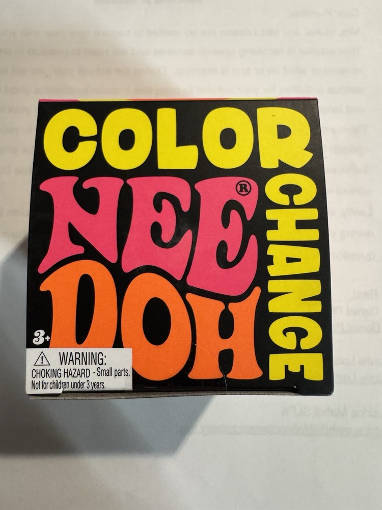 NeeDoh Coloring Changing Blue