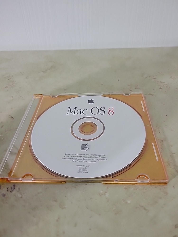Apple Mac OS 8 Install CD Version 8.0 1998 Apple Computers