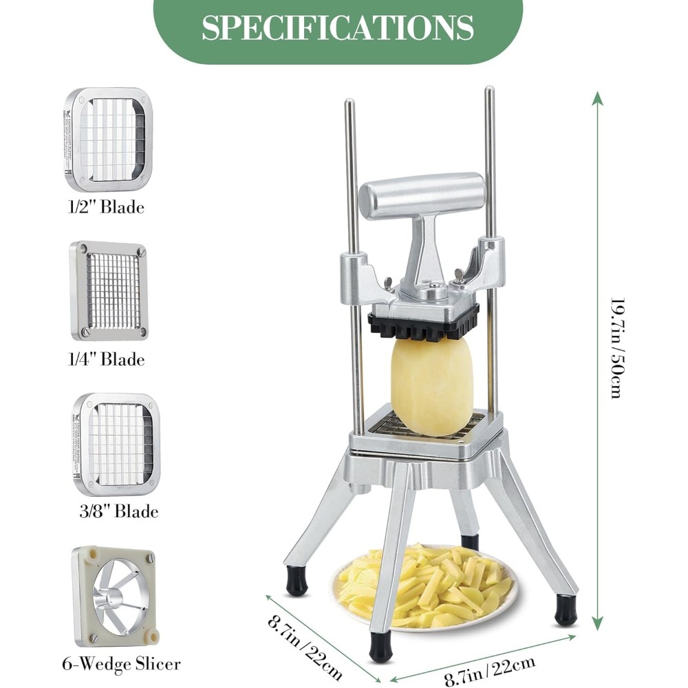 Multi-Function Stainless Steel Dicer - Ergonomic & Non-Slip for Professional Use
