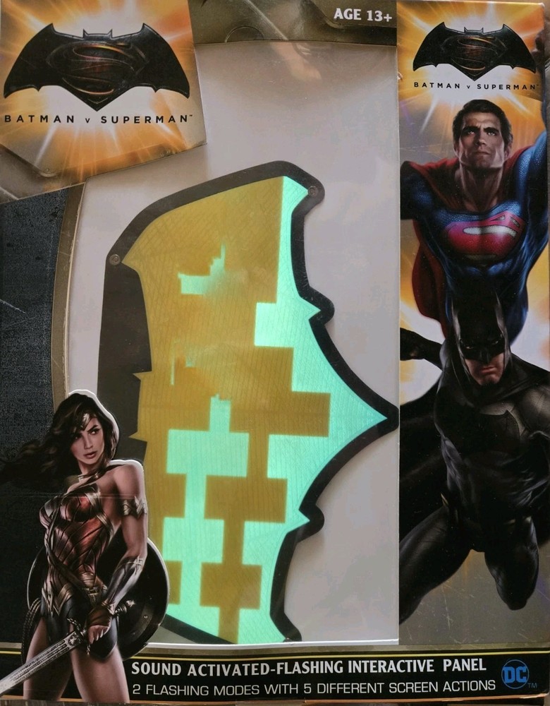 Batman V Superman Sound Activated Flashing Interactive Panel