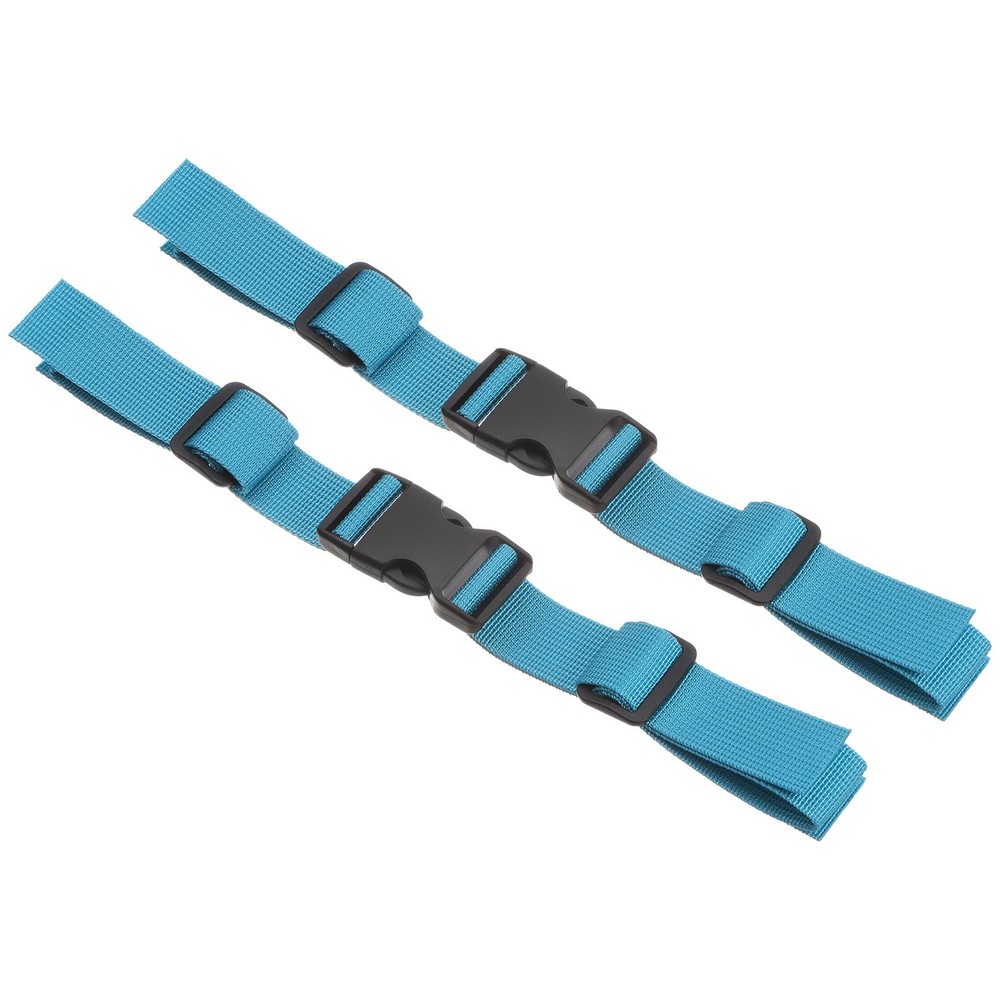 Backpack Chest Strap, 2 Pcs Adjustable Strap with Quick-Release Buckle, Sky Blue