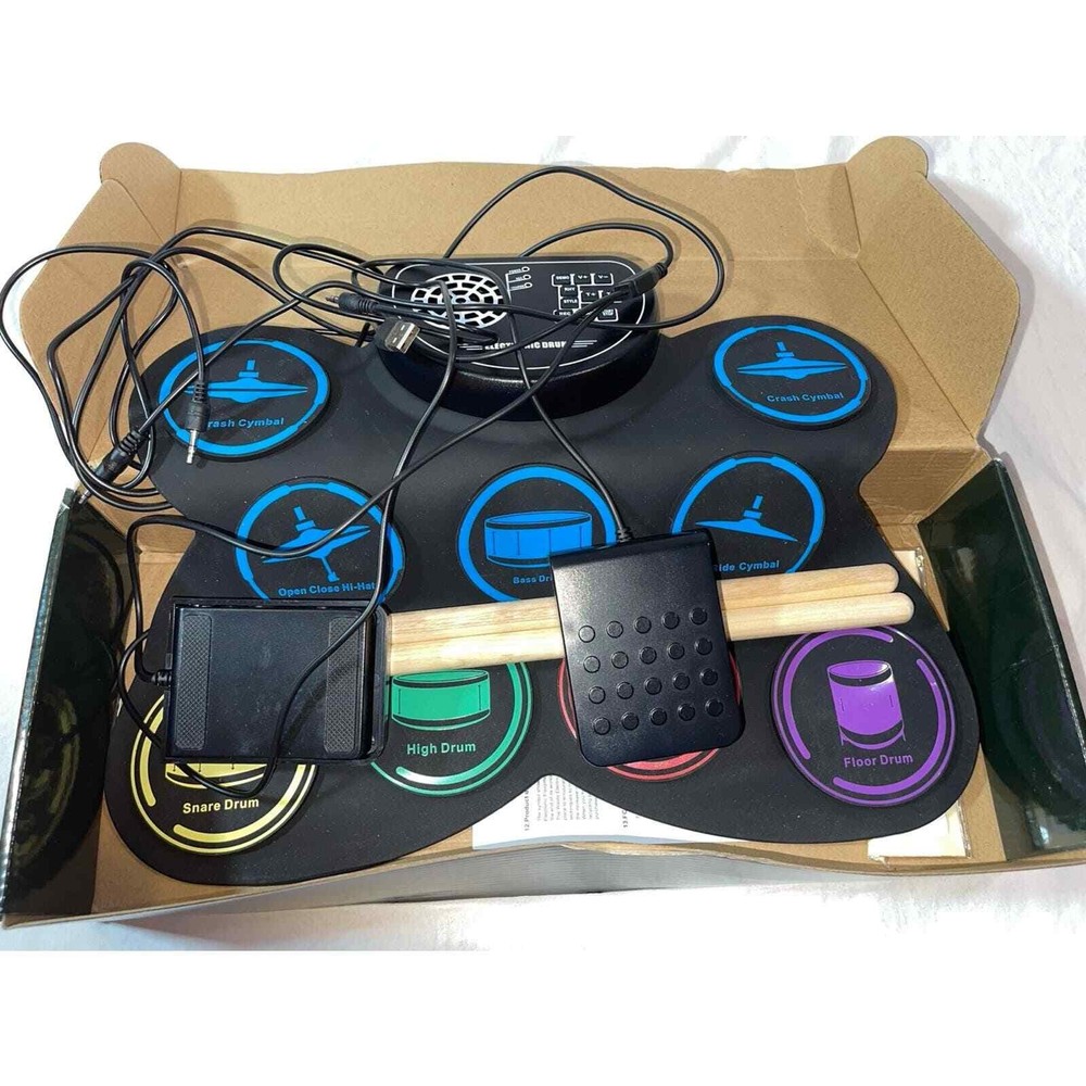 Electronic Drum Set Roll Up Portable Drum Kit