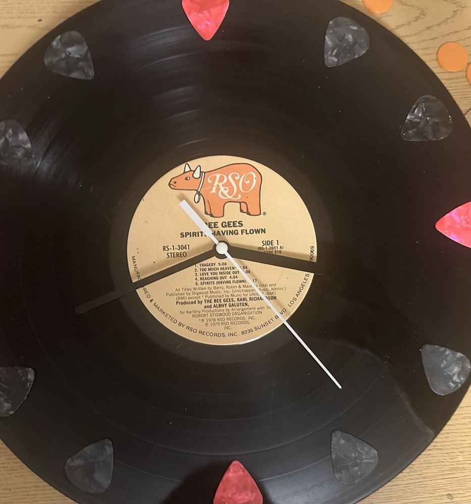 Vinyl Record Clock