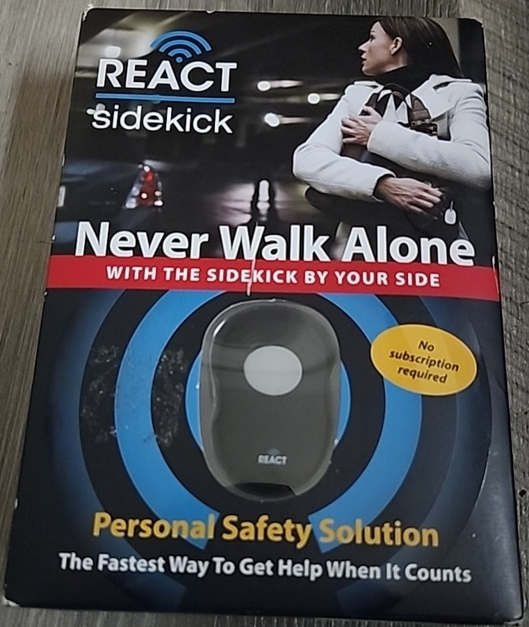 REACT SIDEKICK Self Defense Personal SAFETY Keychain Security Alarm -B2