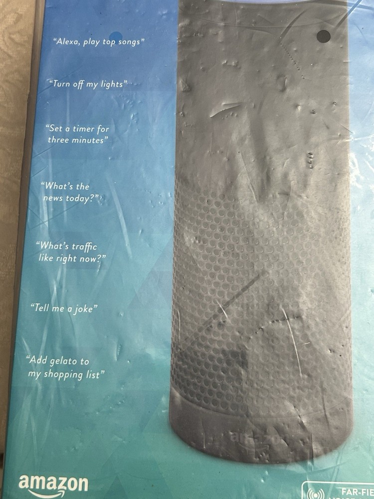 Amazon Echo (1st Generation) Smart Assistant - Black