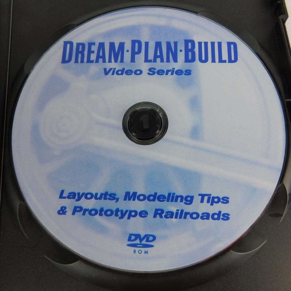 Dream Plan Build Layouts Modeling Tip & Prototype Railroads DVD Model Trains