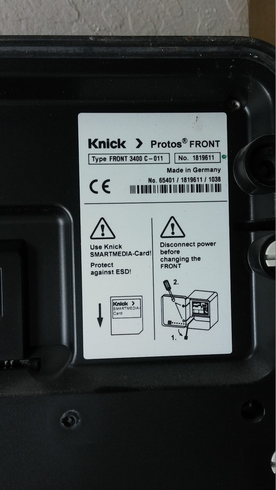 KNICK Protos Type PROTOS 3400 C Process Analysis System