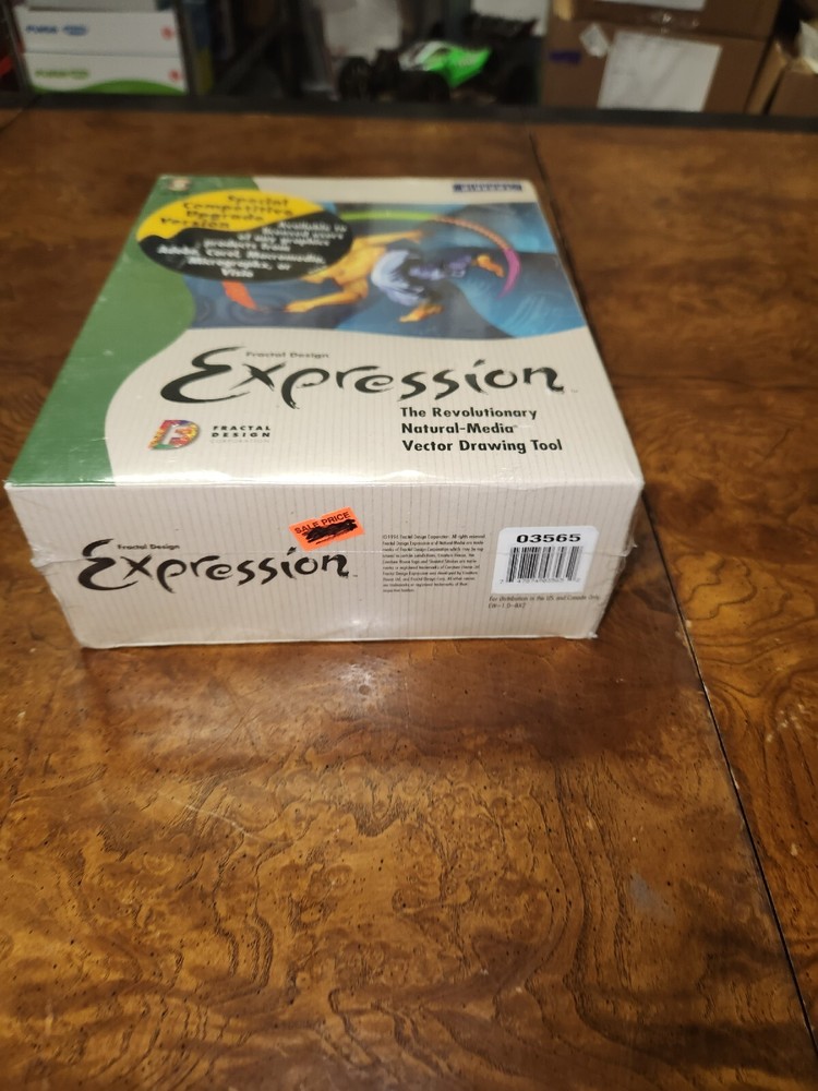 Expression Fractal Design Natural-Media Vector Drawing Tool Program Windows 1996