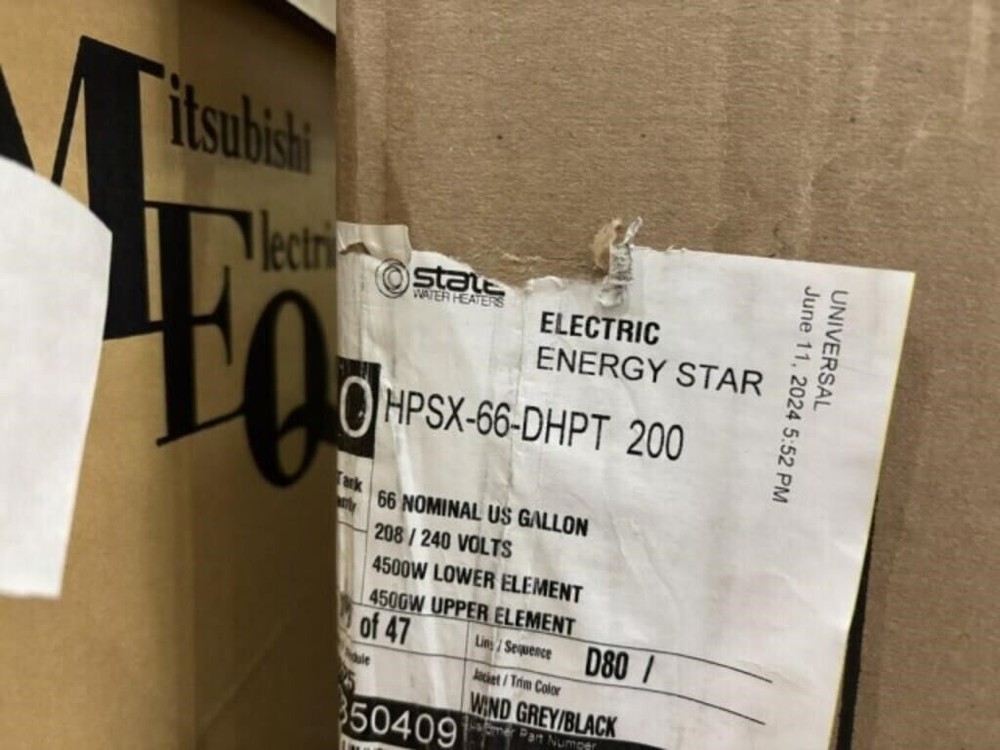 STATE HPSX-66-DHPT BTU 66 GALLON SMART HYBRID ELECTRIC HEAT PUMP WATER HEATER