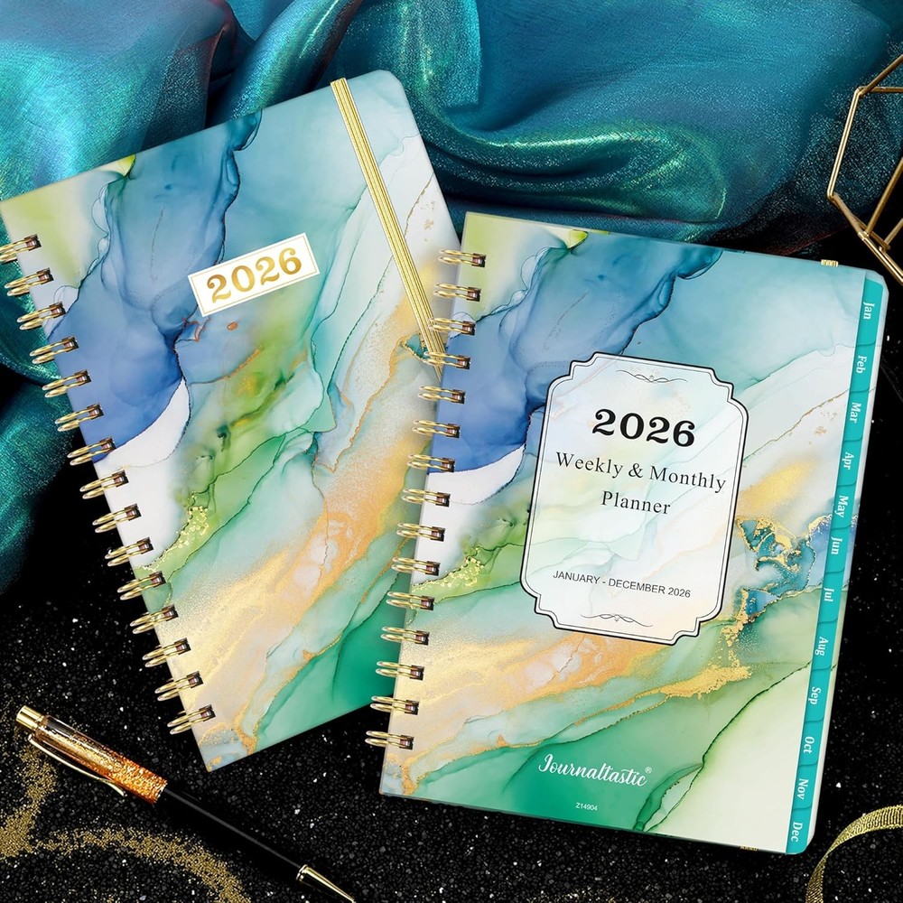 2026 Planner - Plannner 2026, JAN 2026 - DEC 2026 Medium, Green