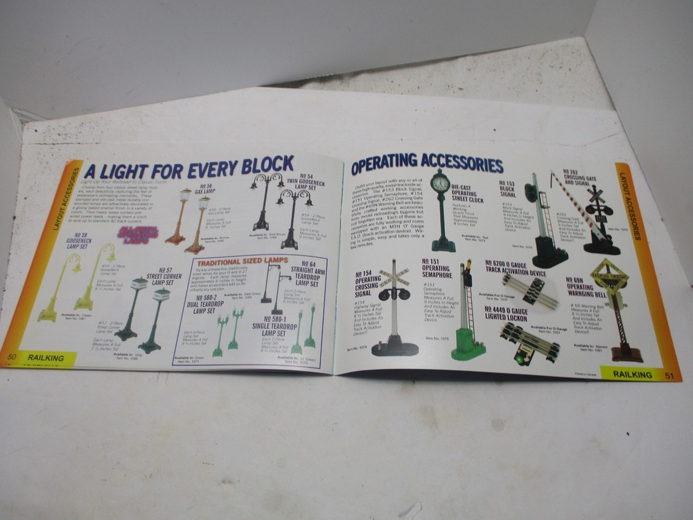 MTH Catalog 1997 Vol One