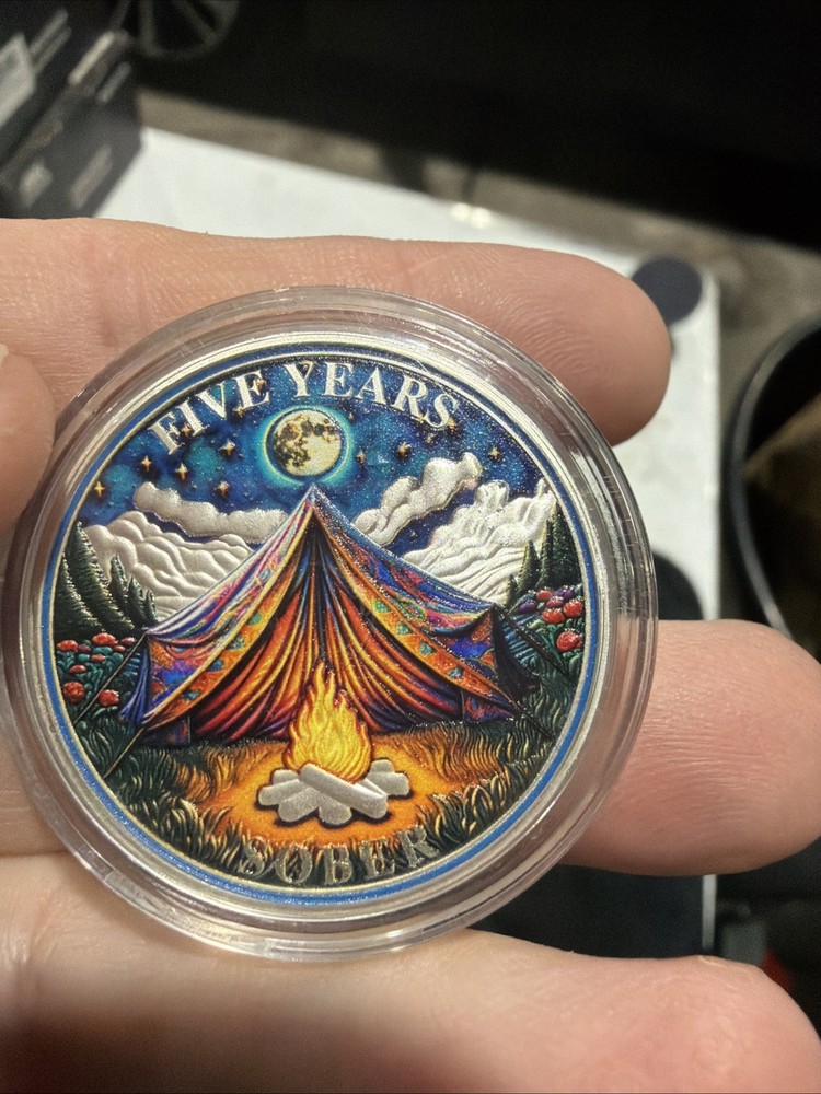 5 Year Sobriety Coin