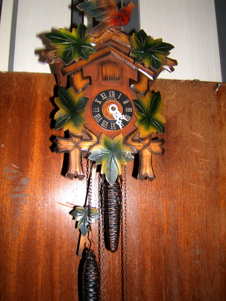 Vintage German Black Forest Cuckoo Clock, not fully working