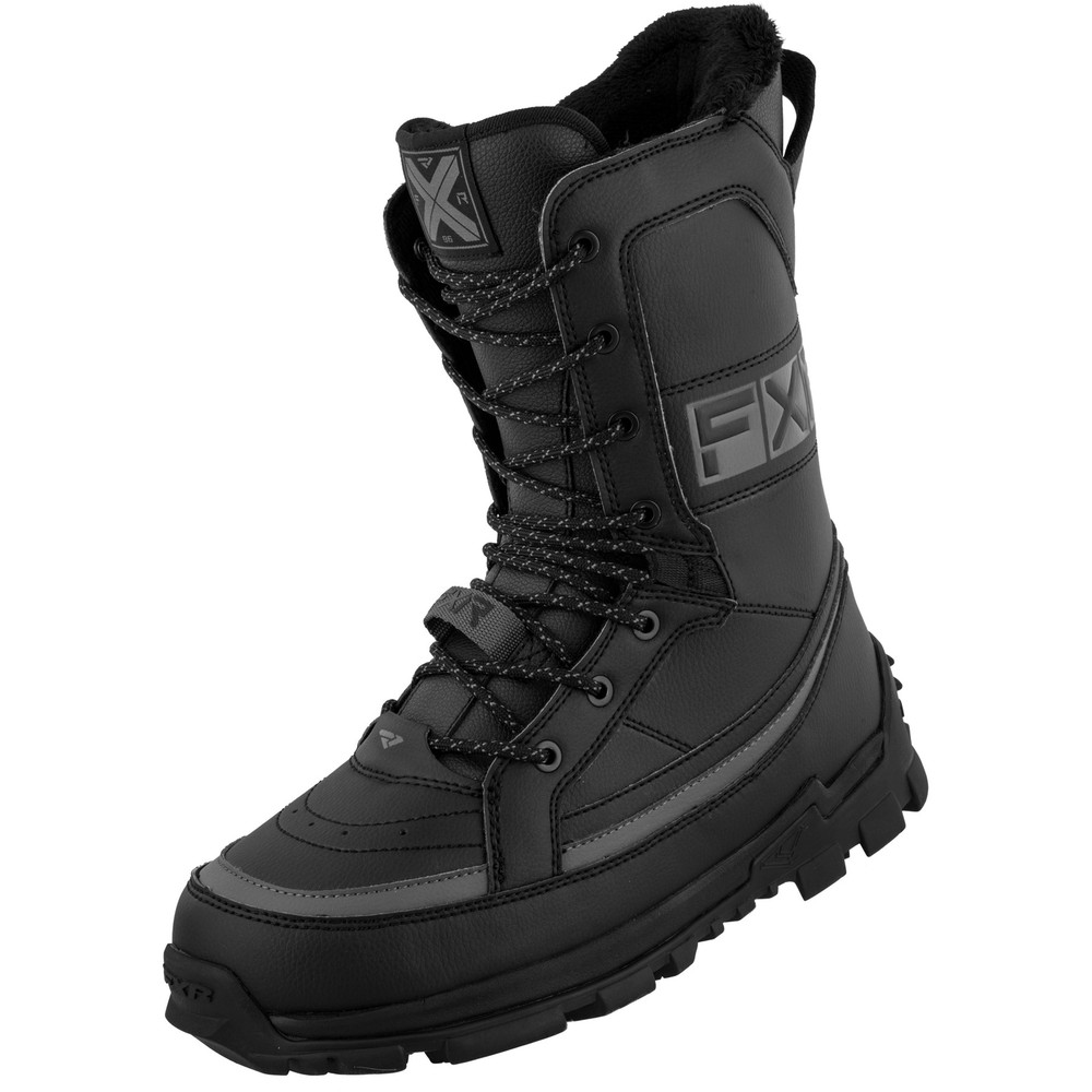 FXR Transfer Snowmobile Boots Black/Grey Size 13M