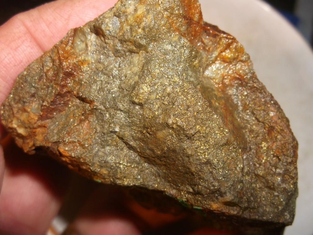 Gold, silver, copper, 212 grams samples ,ore high grade .
