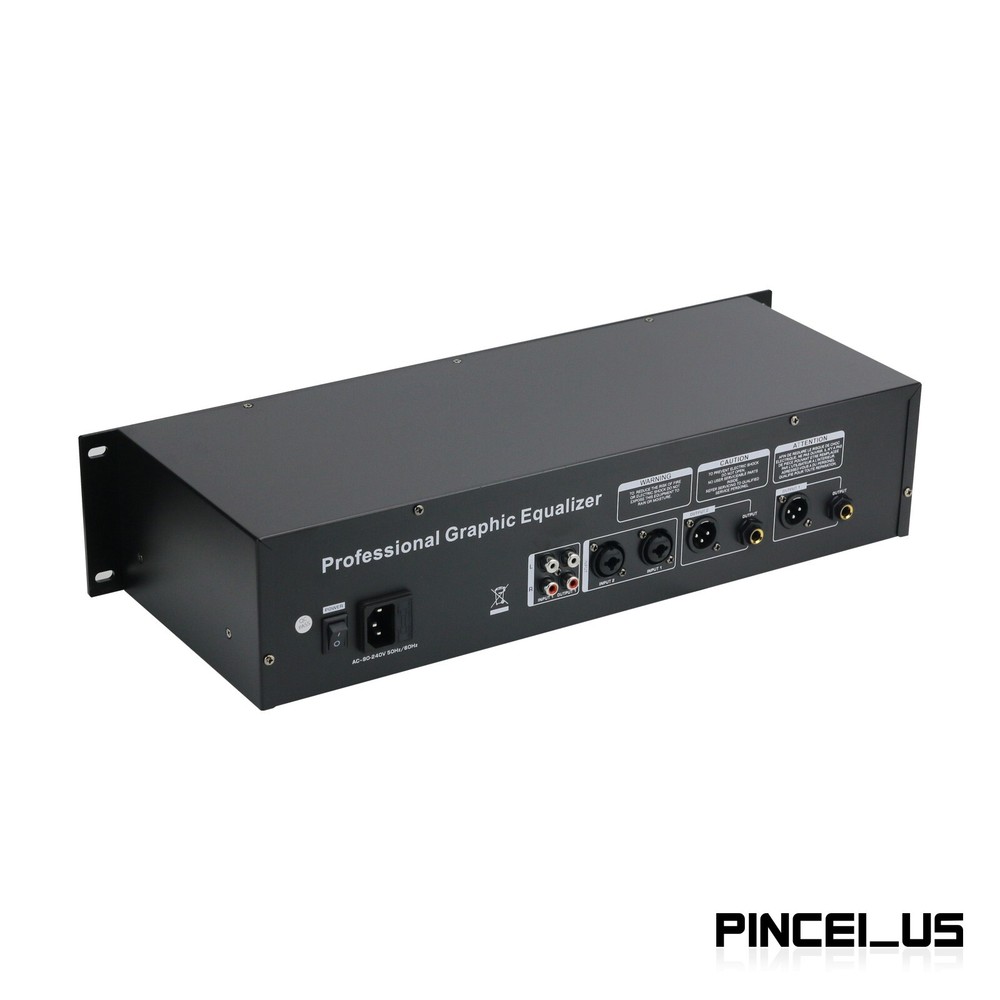 EQ-323 110V 2U Dual 31-band Digital Graphic Equalizer Spectrum Equalizer pe66