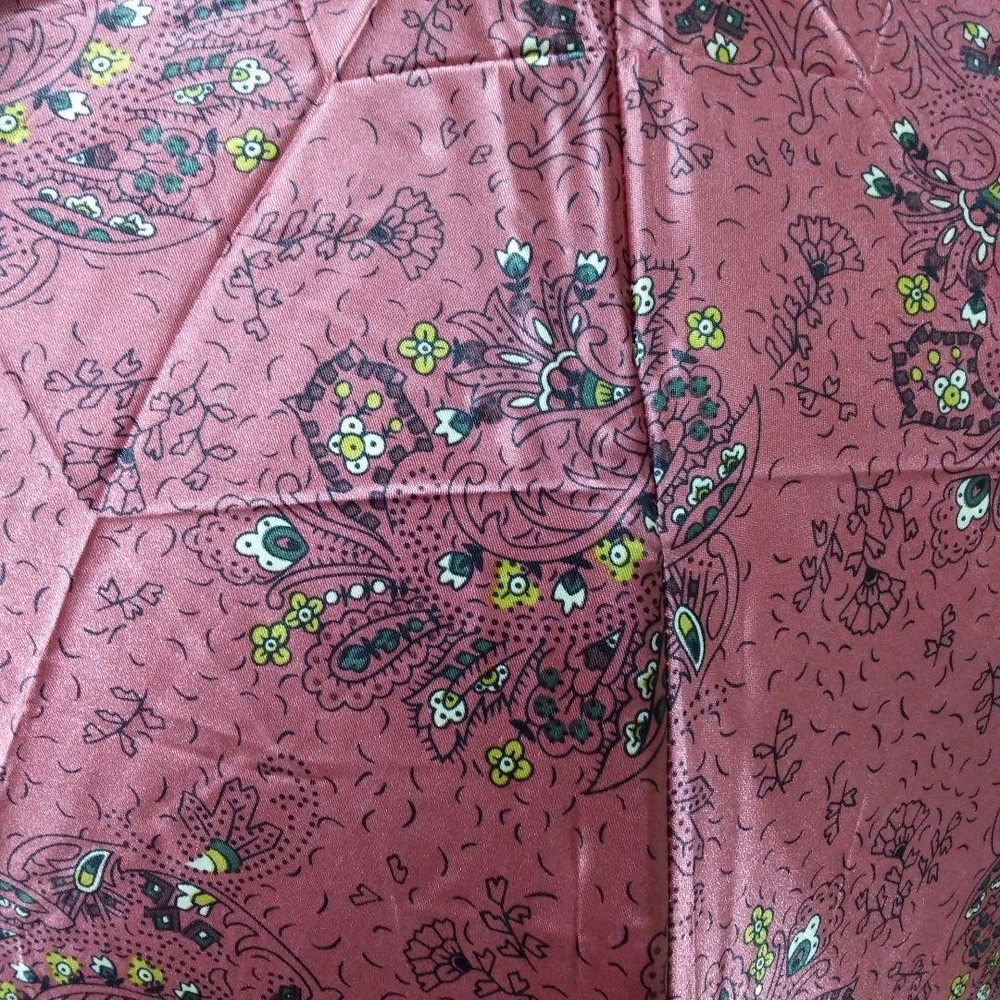 DIOR Folding Umbrella 55cm Wine Paisley Pattern New Authentic Genuine