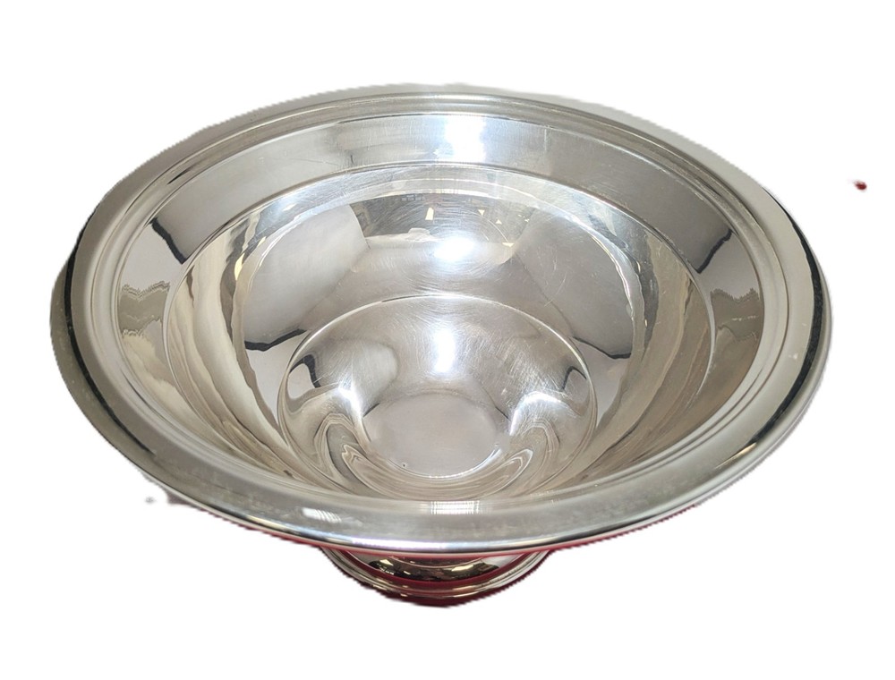 Sterling Silver Bowl, 9-1/4'' Diameter-4-3/4'' High
