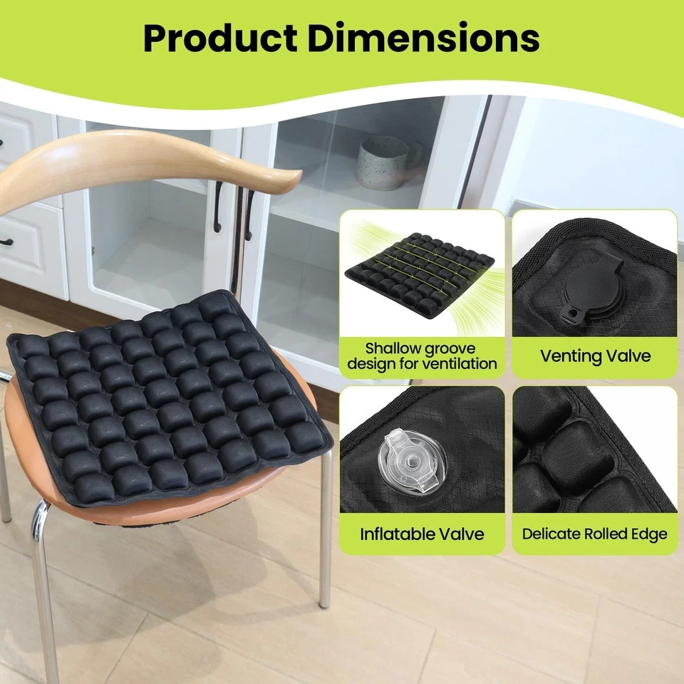 Sondor Travel Cushion – Adjustable Bubble Technology for Customized Comfort, ...
