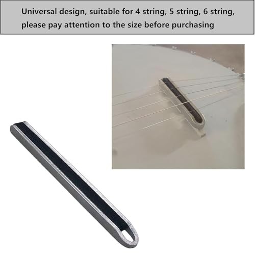 Banjo Mute Silver for 4 String 5 String 6 String Banjo Bridge Mute Instrument
