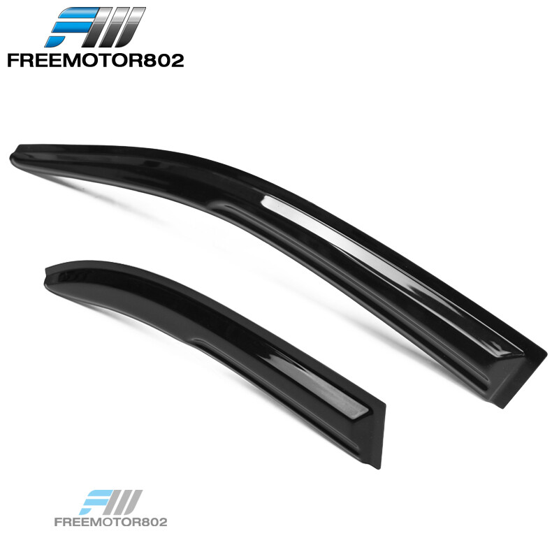 Fits 08-17 Mitsubishi Lancer & Evolution V2 Tape on Window Visors Acrylic 4 Pc