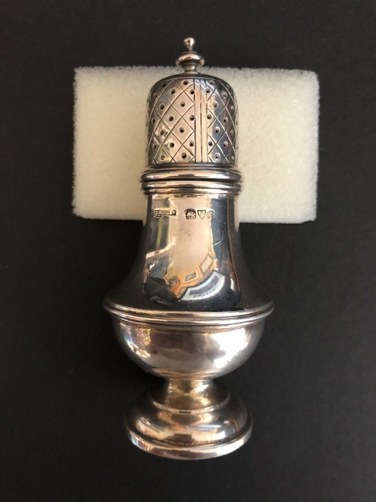 Solid Silver Pepperette Made By S. Blanckensee Hallmarked 