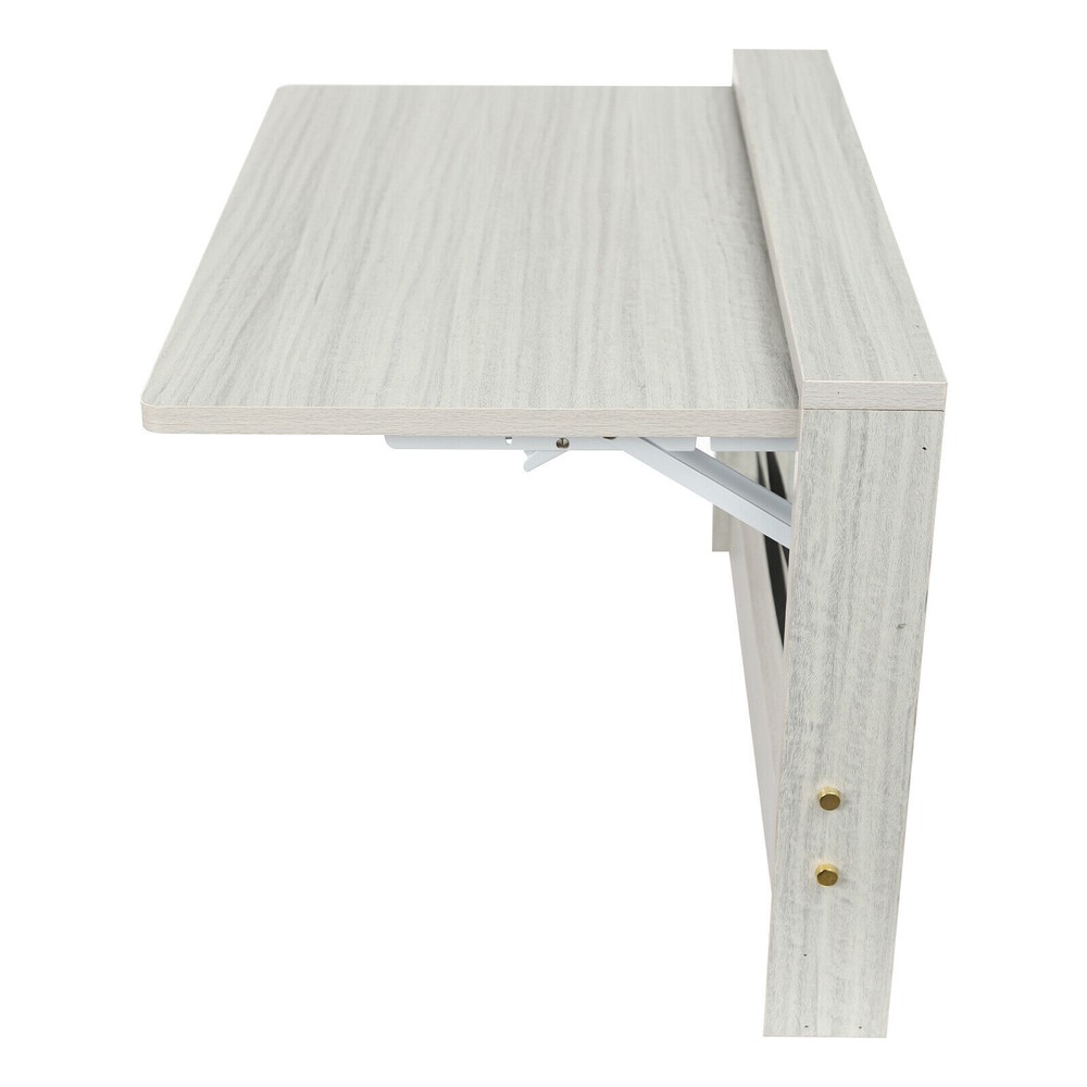 Folding Wall Table, Fold Down Table Wall Mounted, Round Corners Folding Table.