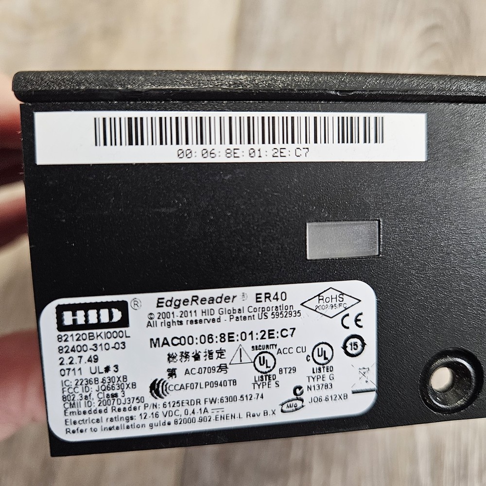 Lenel HID Edge E400 Network Controller Card Reader 8200BKEL