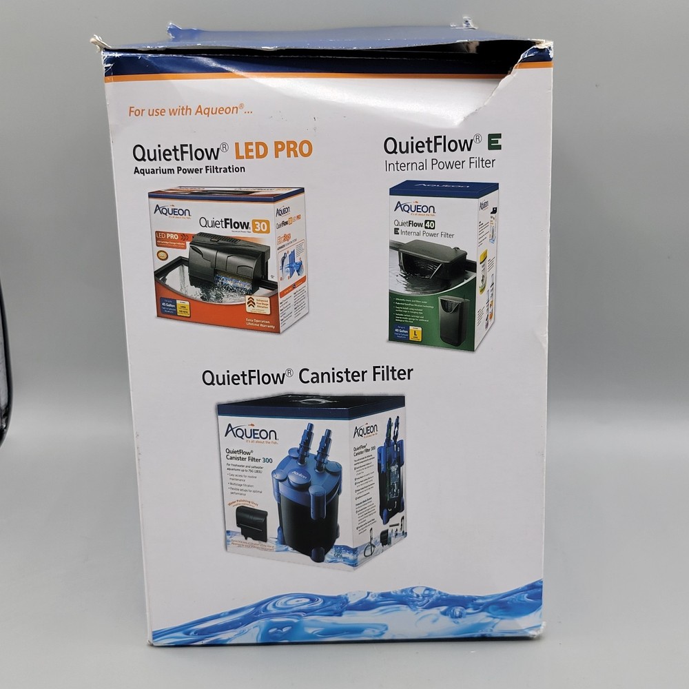 Aqueon QuietFlow Replacement Filter Cartridge Large 12 Pack New Open Box NOB