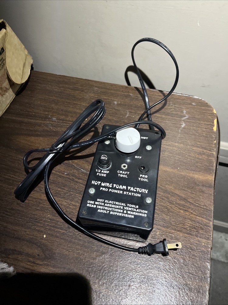 Hot Wire Foam Factroy - Variable Power Supply. Hot, Warm