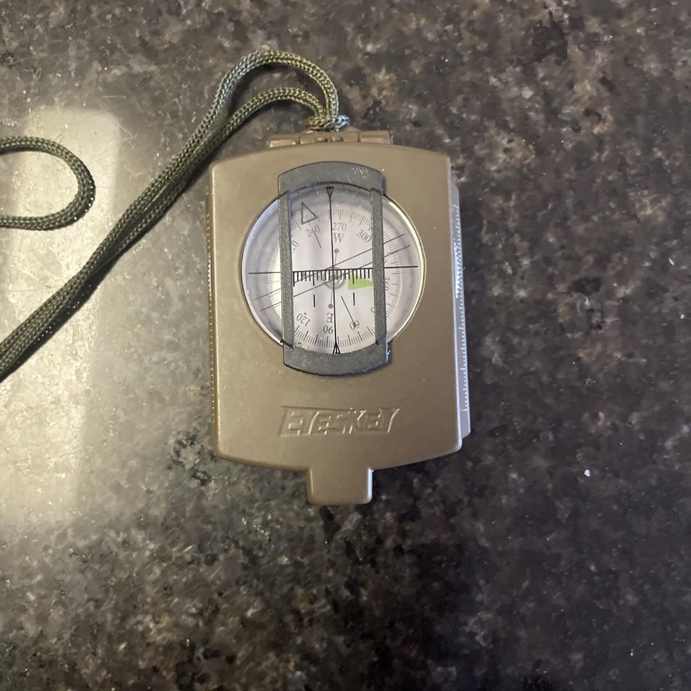 Metallic Liquid Filled Prismatic Compass