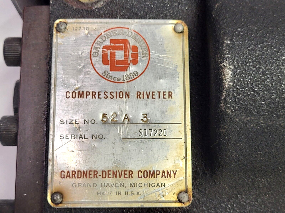 Gardner Denver 52A-3 Compression Riveter