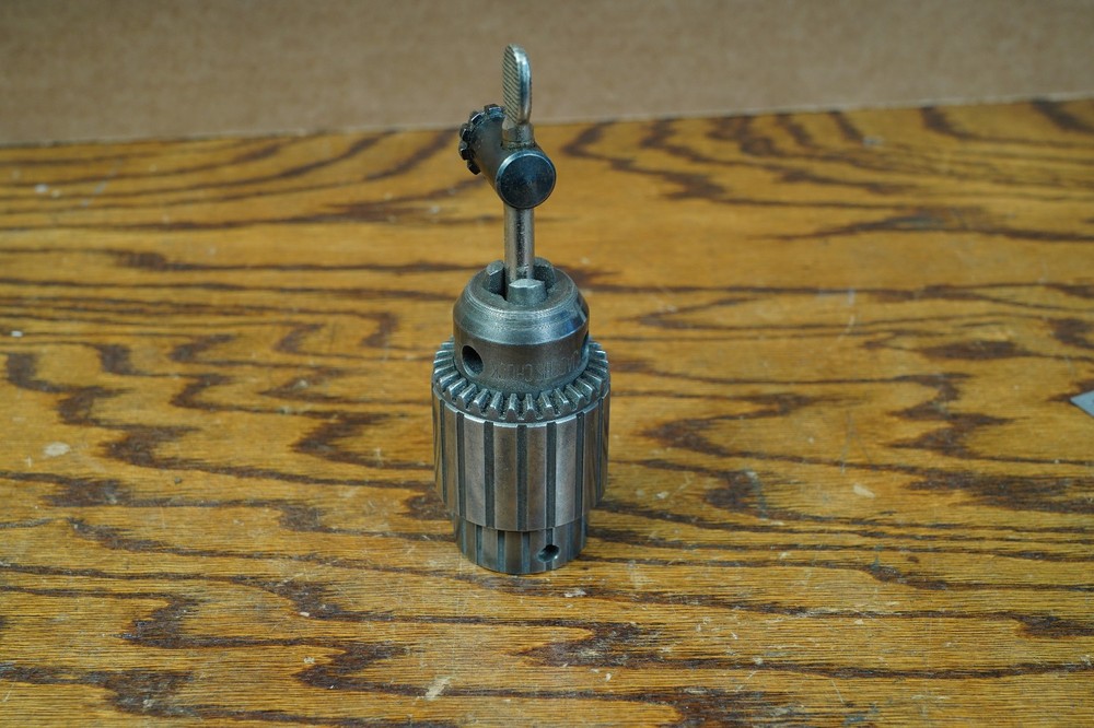 Jacobs 0-1/2" Capacity Drill Press Chuck 633C J33 Mount w/ Fine Threaded Collar