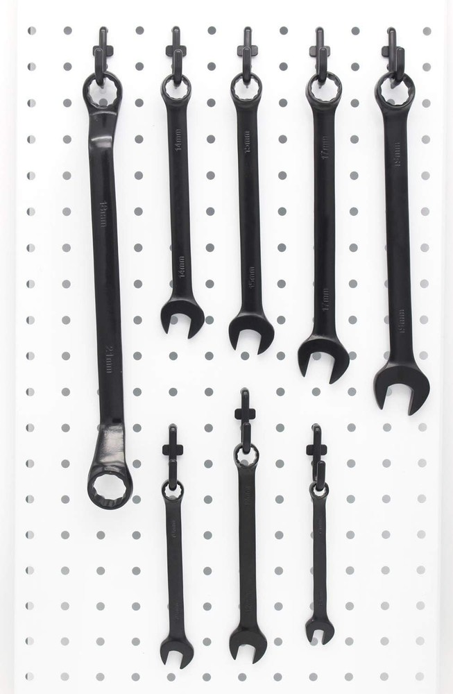 Pegboard Hooks Kit J Hook Assortment 100 Pack Black